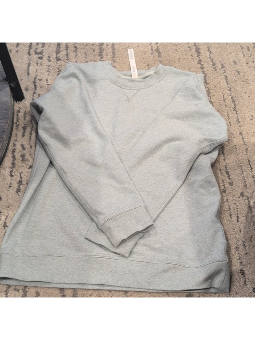 Lululemon All Yours Crew *Terry Heathered Island Mist - Picture 6 of 8